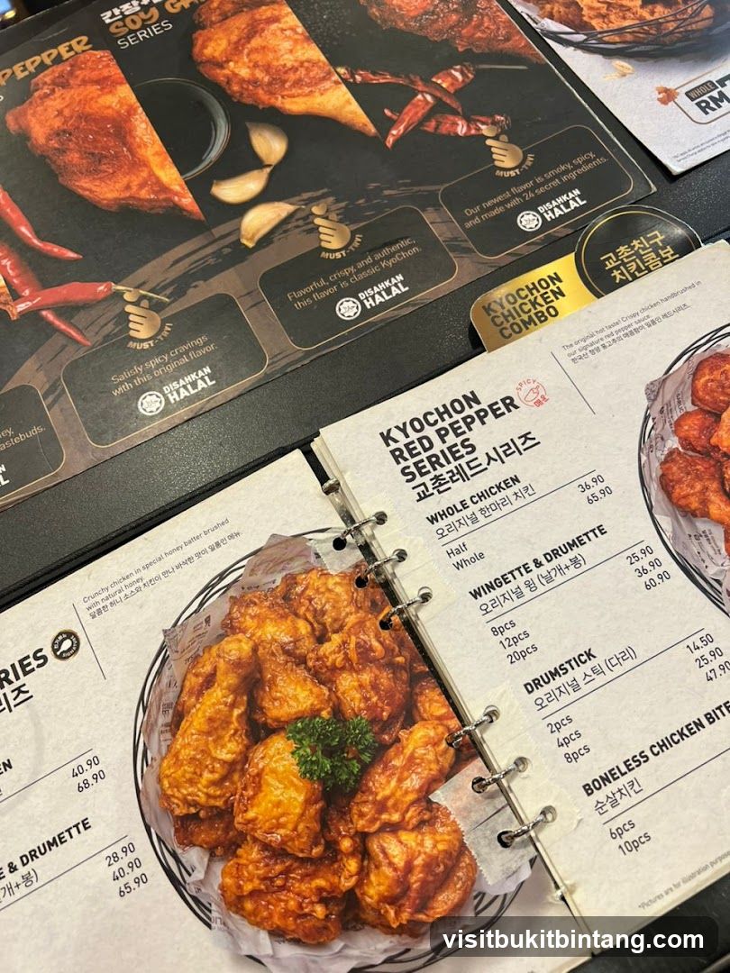 KyoChon Menu