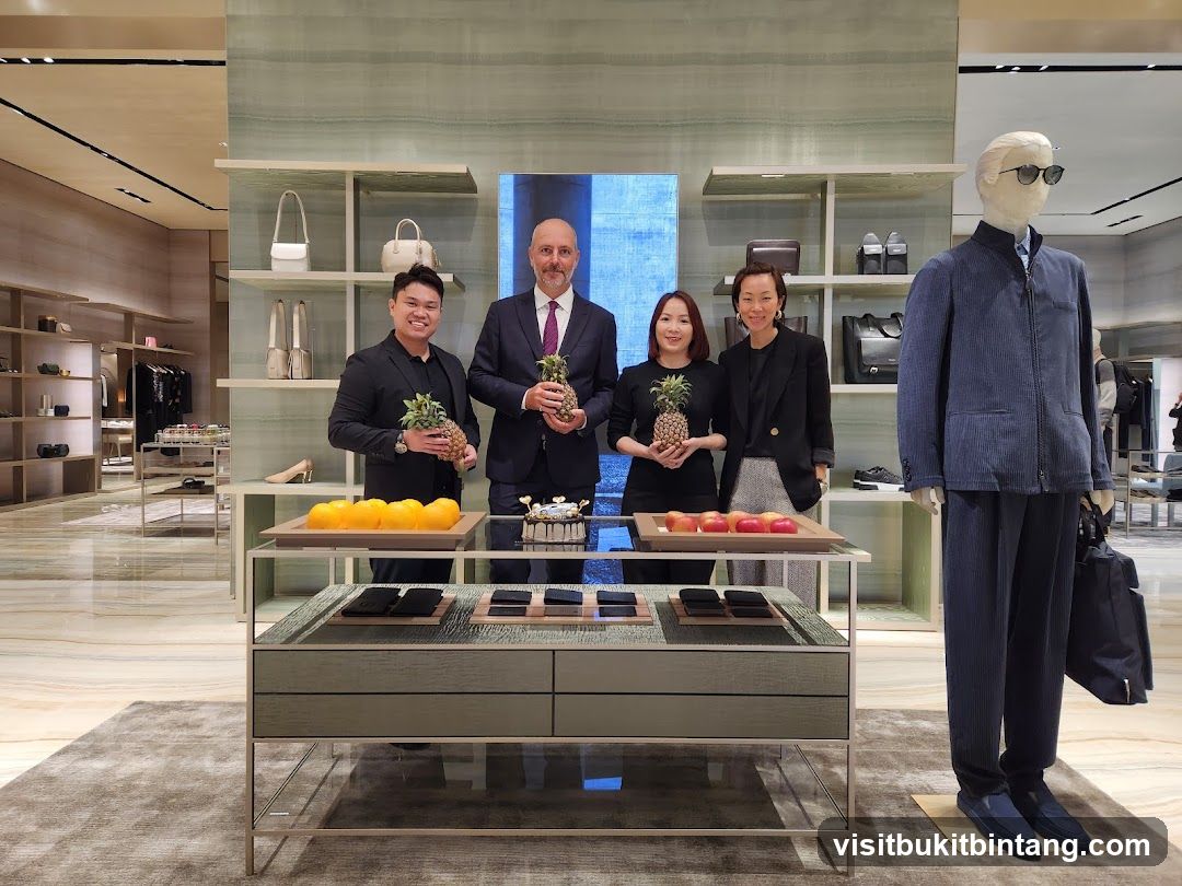 Store Interior with Staff and Display