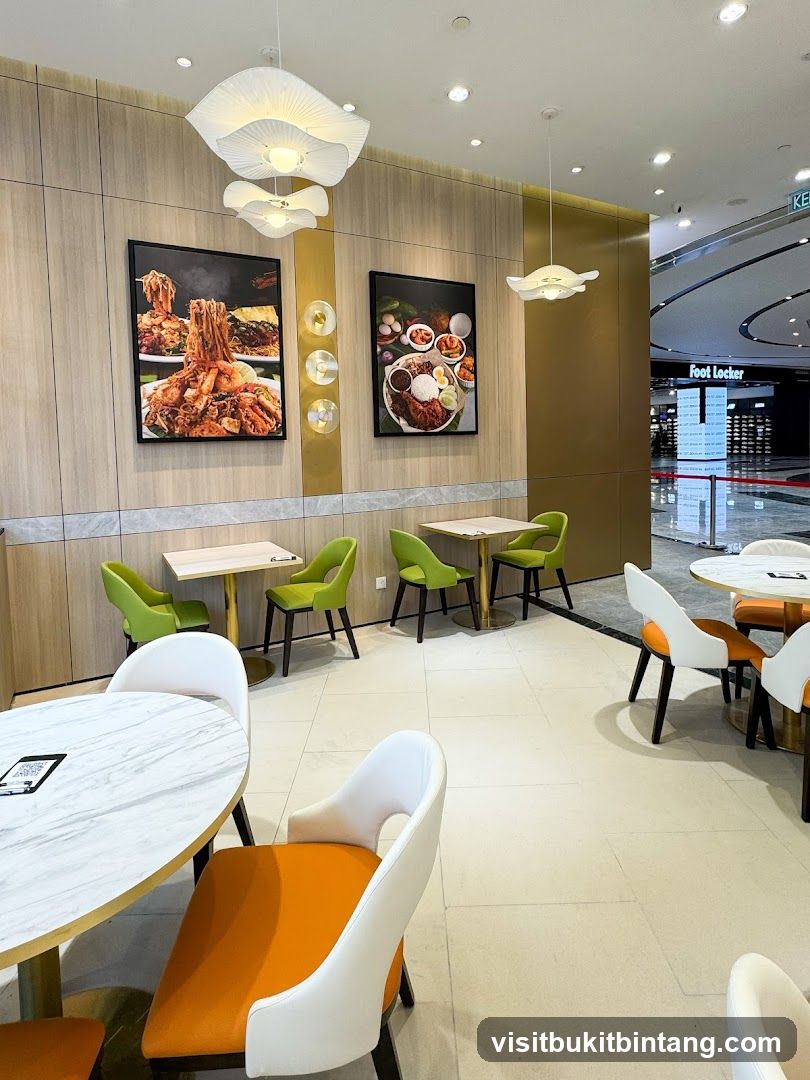 Restaurant Interior with Modern Seating