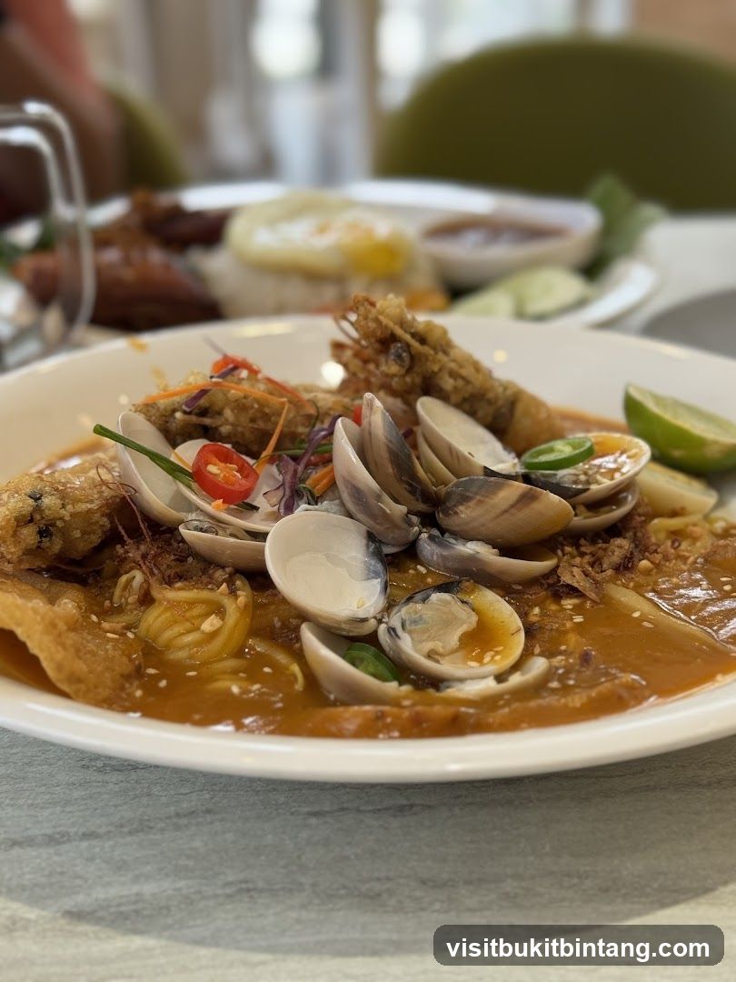 Seafood Noodle Dish
