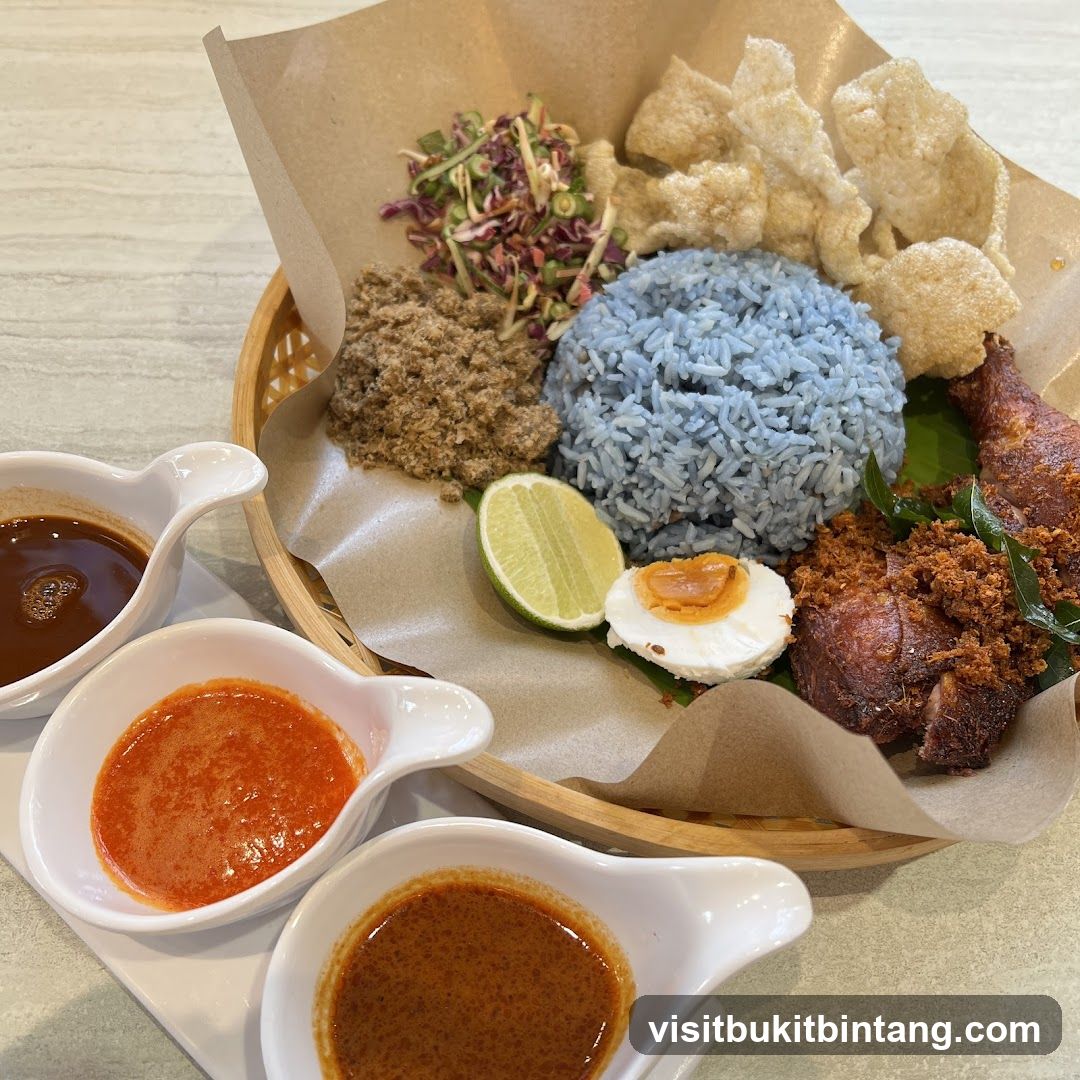 Nasi Kerabu Platter