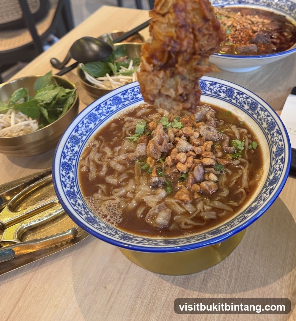 Noodle Soup with Fried Topping