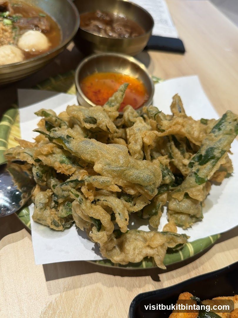 Fried Green Beans with Dipping Sauce
