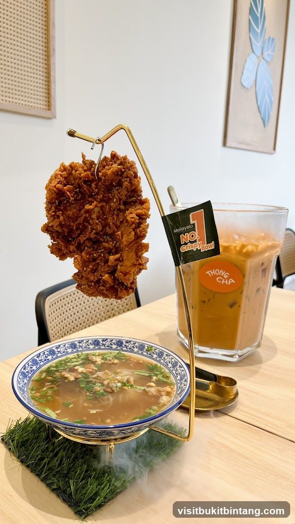 Crispy Chicken and Noodle Soup