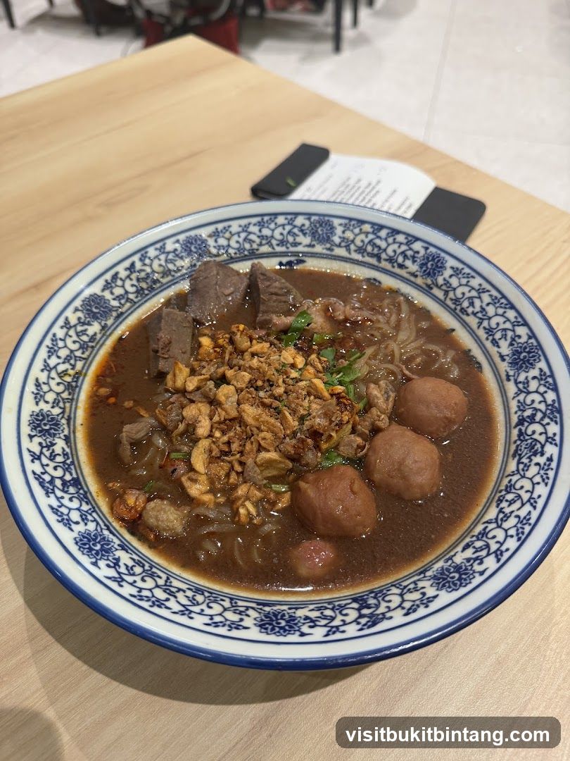 Beef noodle soup