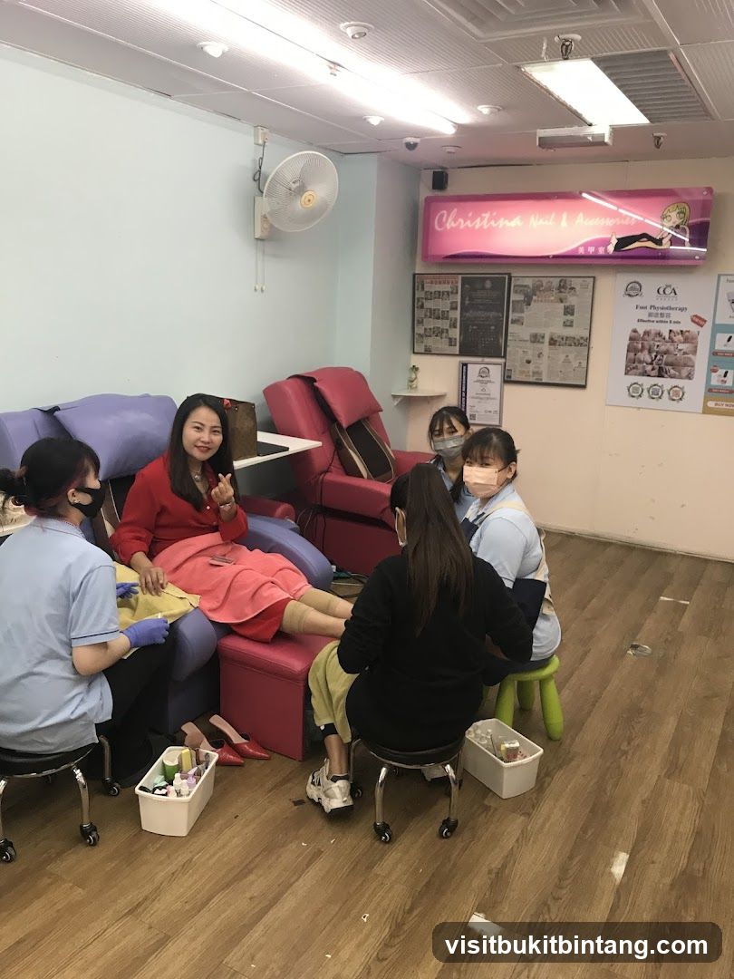 Nail Salon Interior