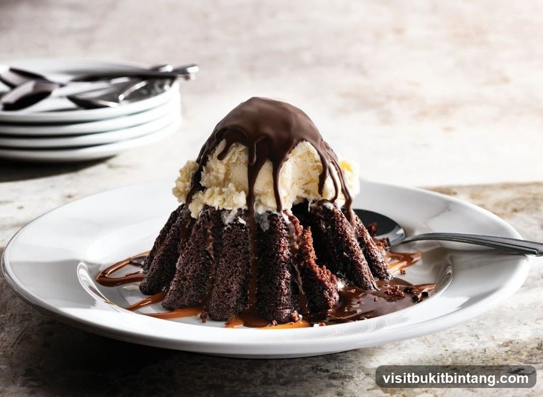 Chocolate Lava Cake with Ice Cream