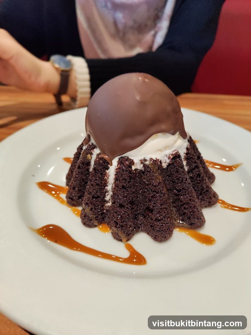 Chocolate Lava Cake with Ice Cream