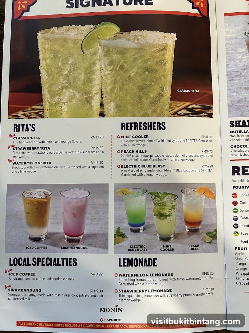 Signature Drinks