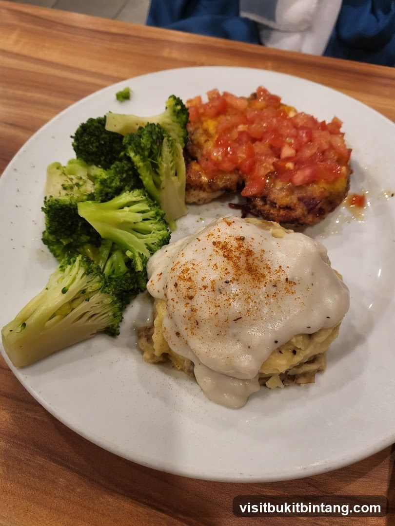 Chicken with Tomatoes and Mashed Potatoes