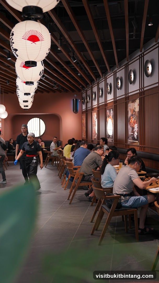Restaurant Interior with Diners