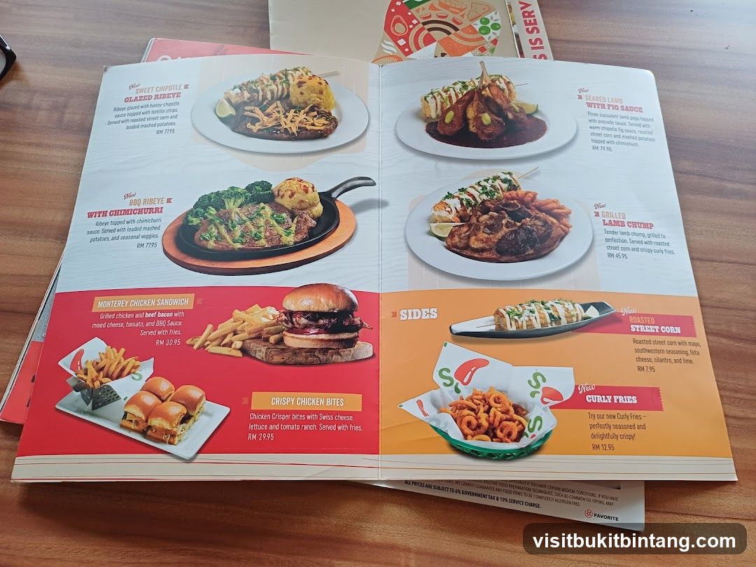Chili's Menu