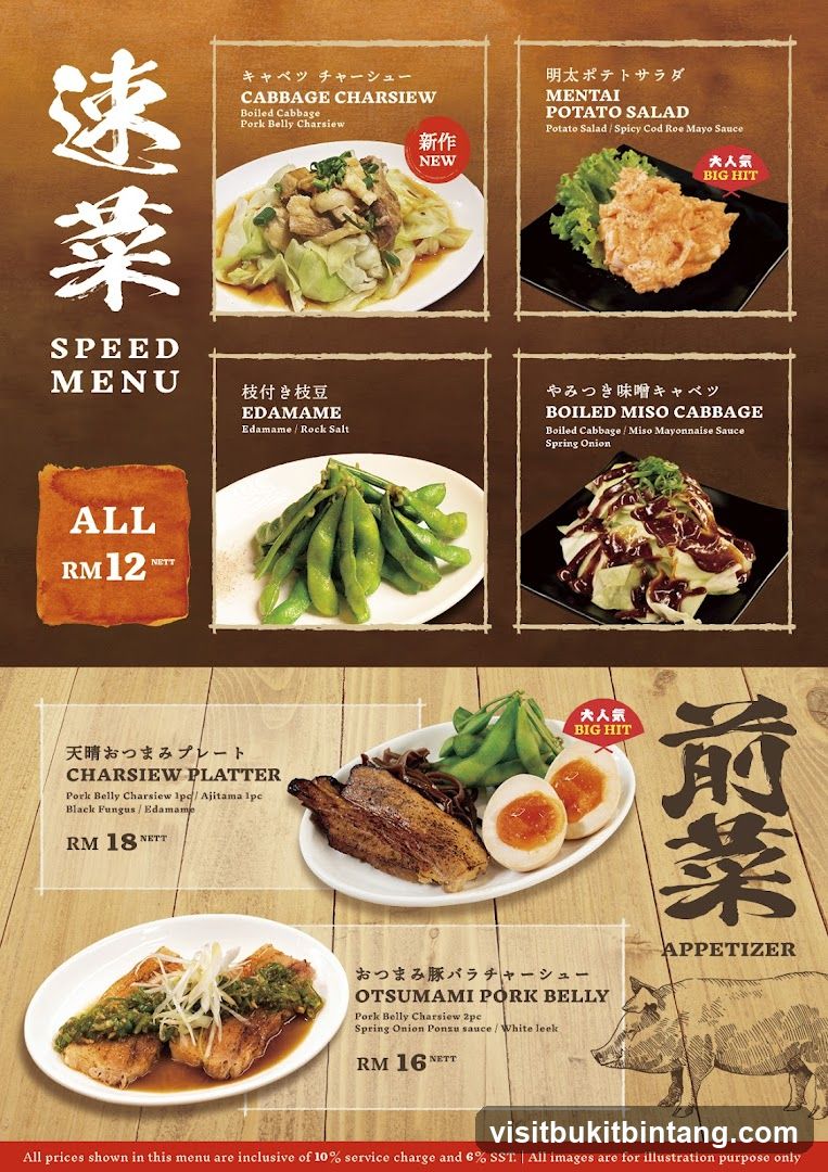 SPEED MENU