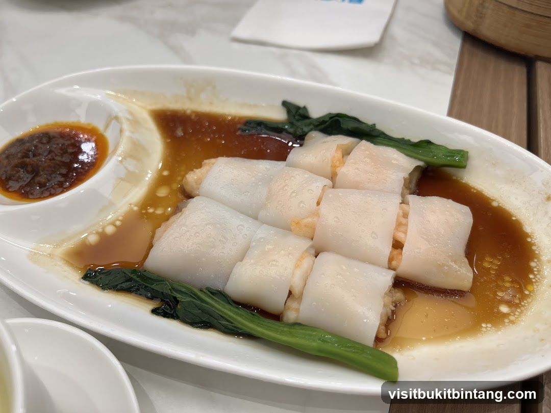 Shrimp Rice Noodle Rolls