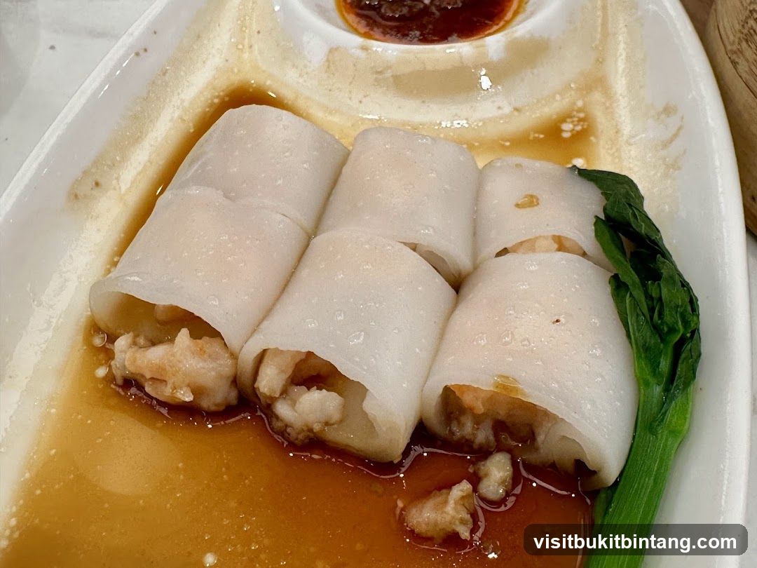 Shrimp Rice Noodle Rolls