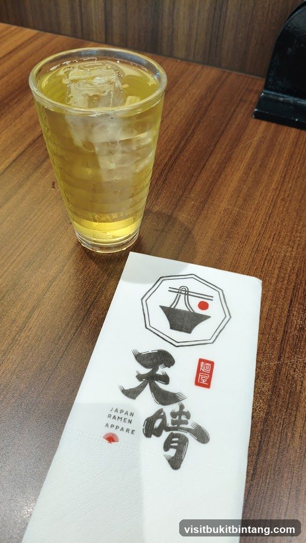 Napkin with Ramen Restaurant Logo