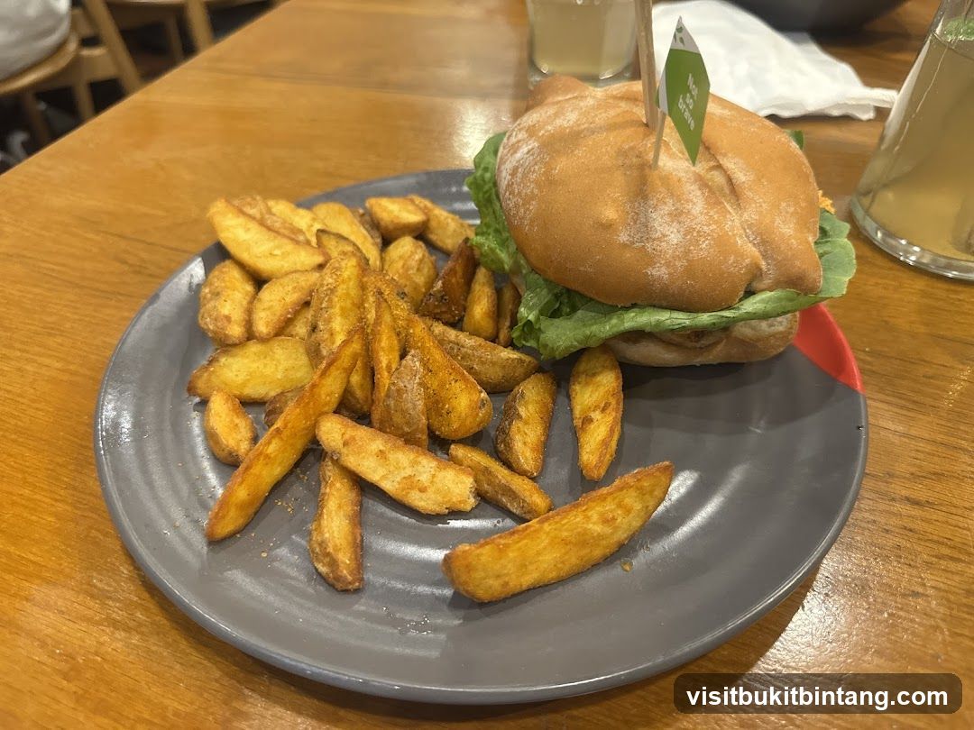 Burger and Fries
