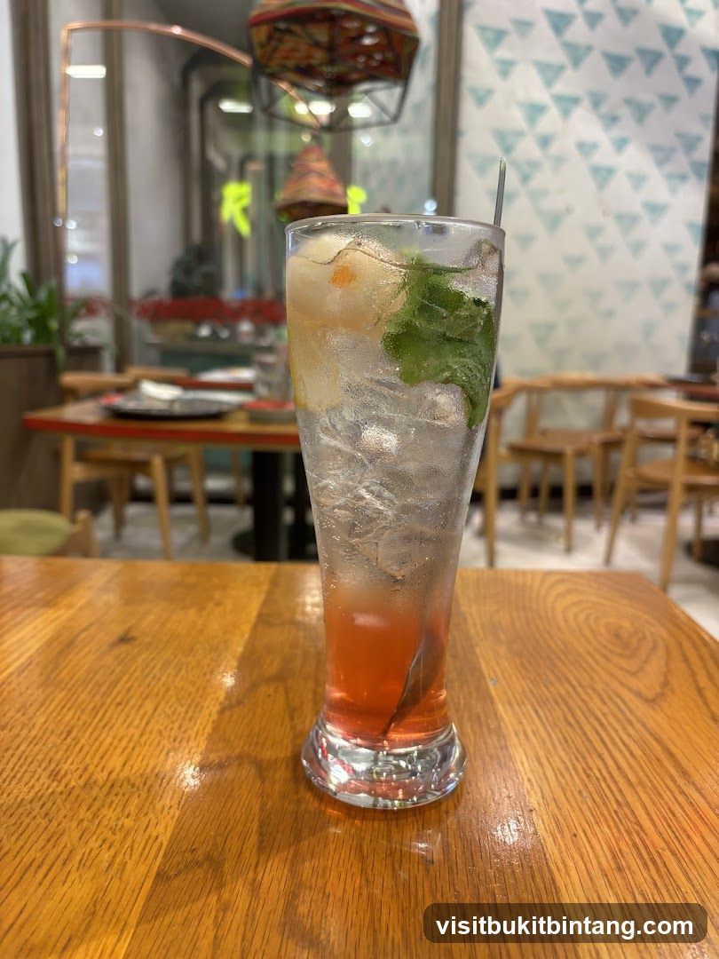 Lychee and Mint Drink