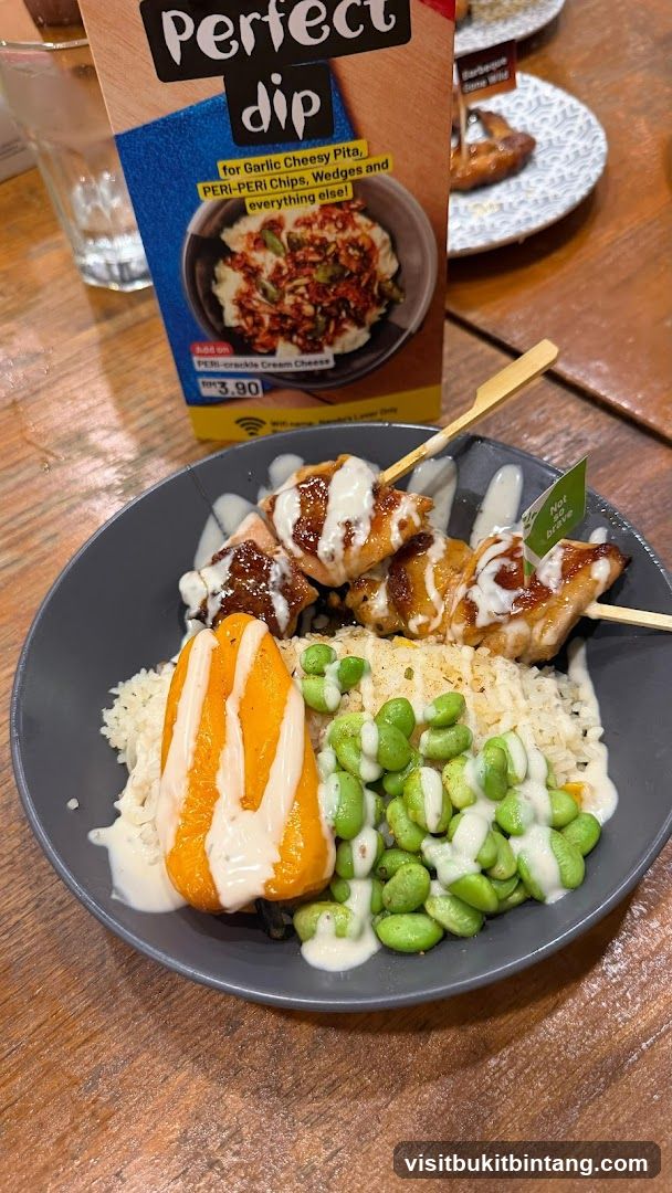 Food with promotional material