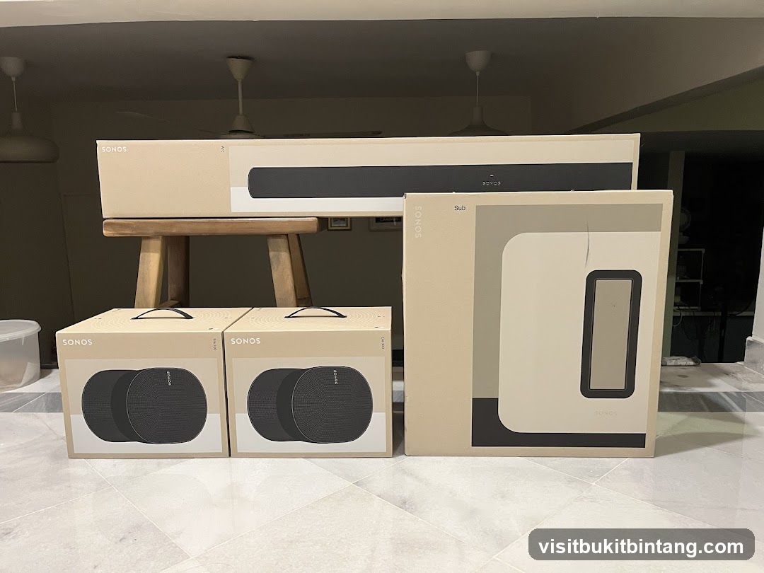 Sonos Speakers and Subwoofer