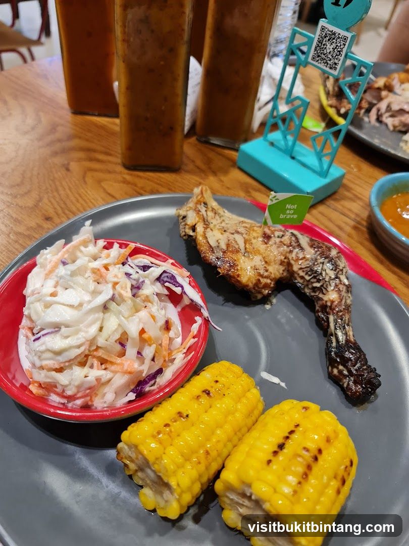 Chicken meal with sides