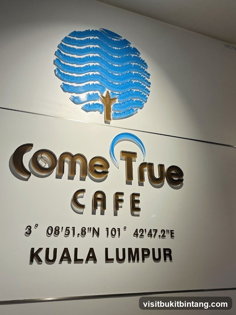 Come True Cafe Sign