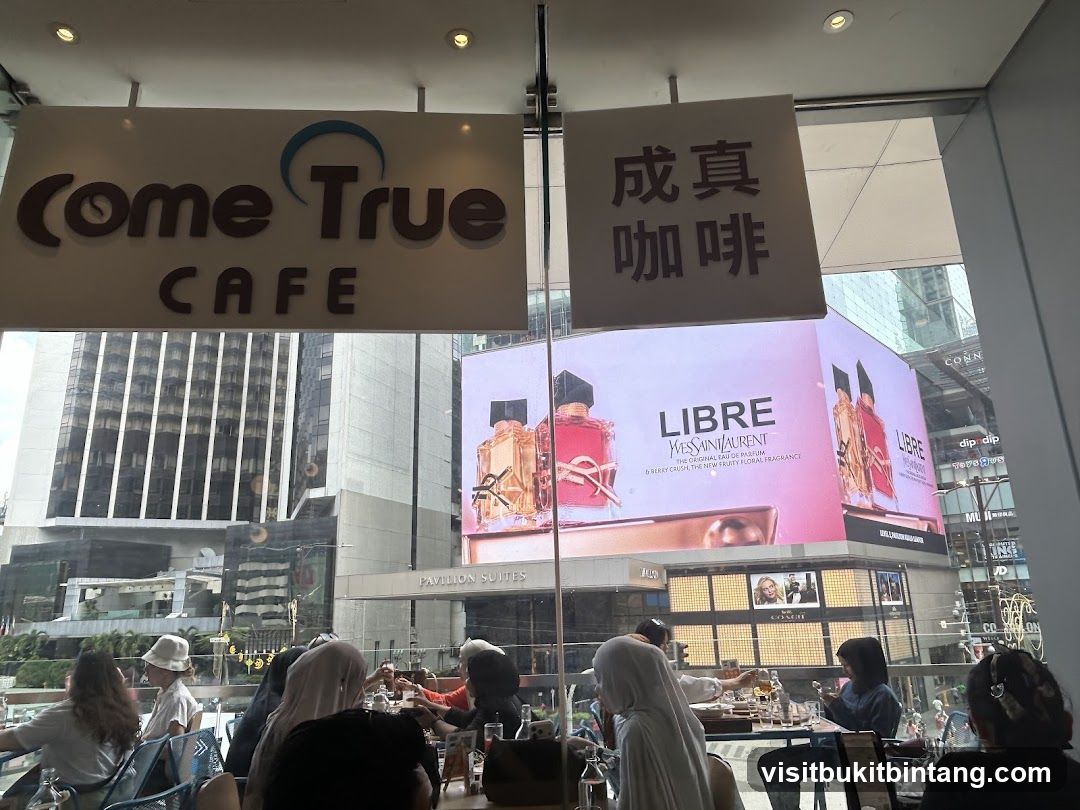 Cafe Interior with City View