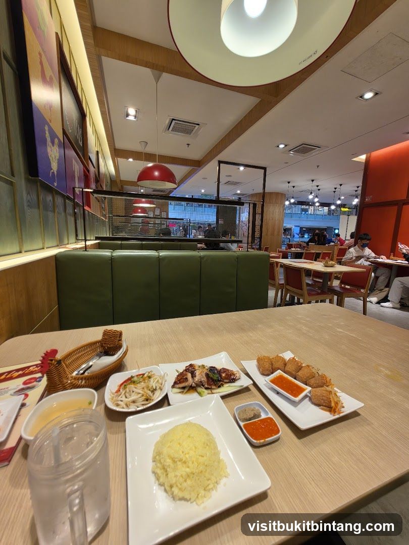 Restaurant Dining Table with Food