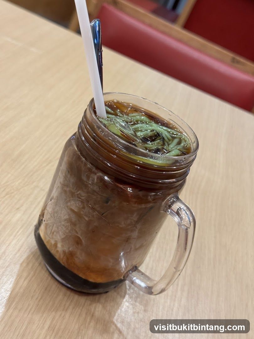 Iced Drink in Mason Jar