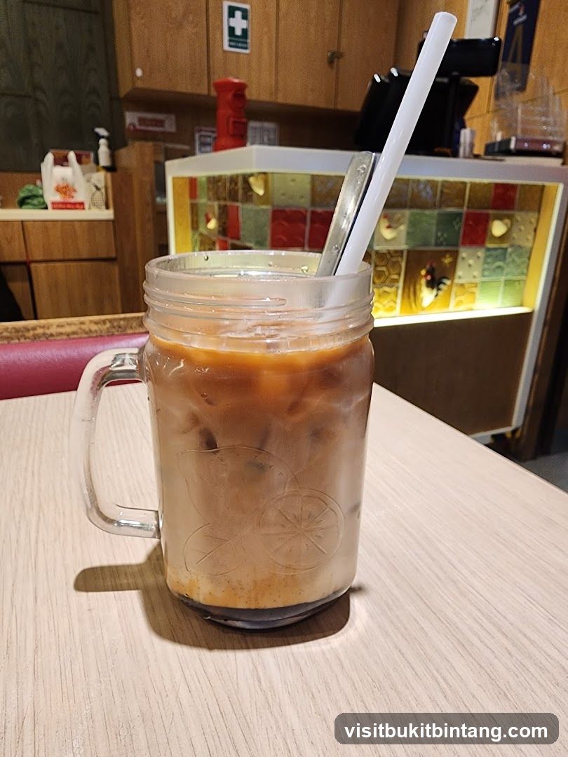 Iced Coffee in a Mason Jar