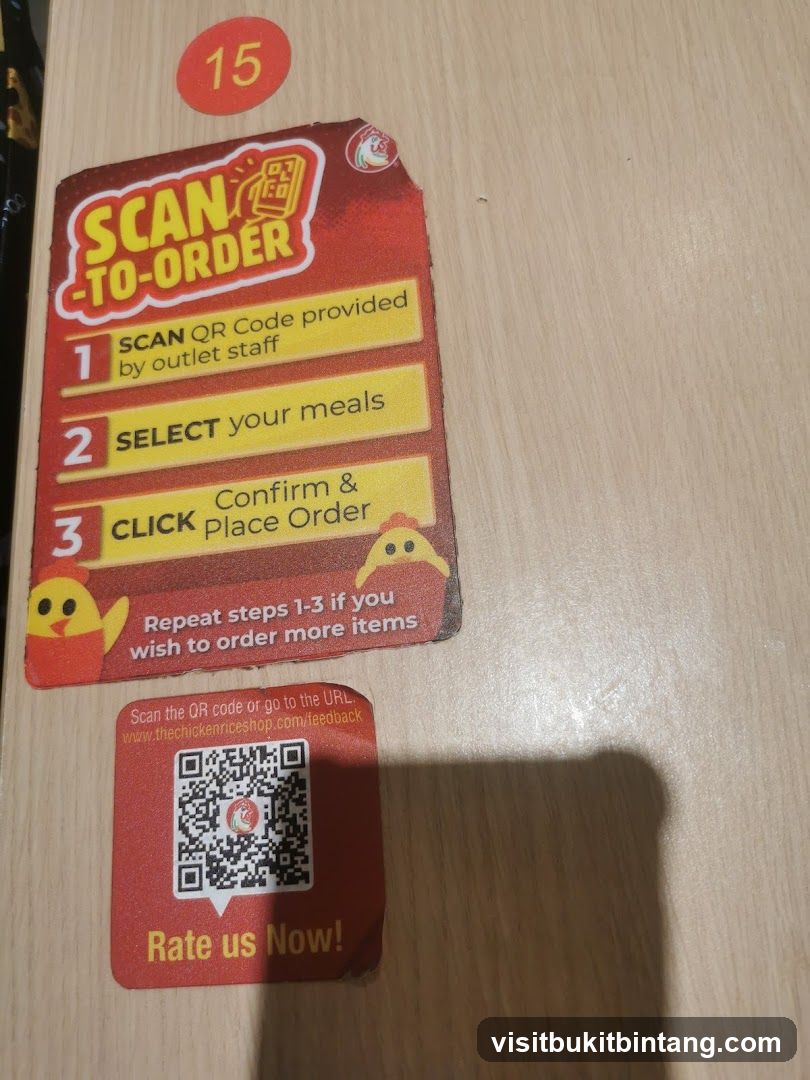 Scan to Order Instructions