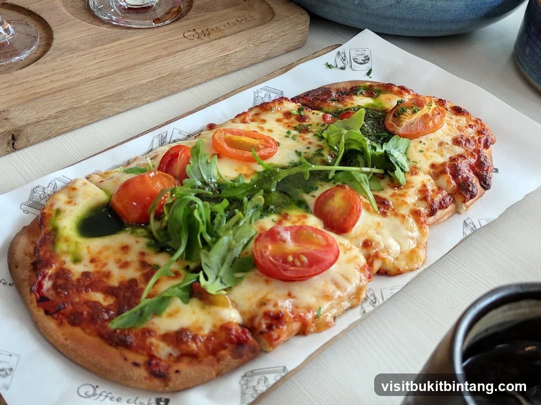 Flatbread with Tomatoes and Arugula
