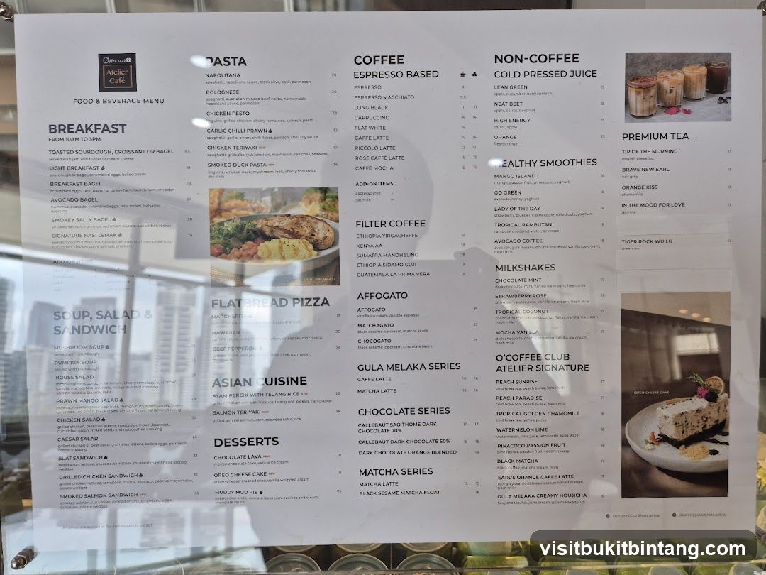 Food & Beverage Menu