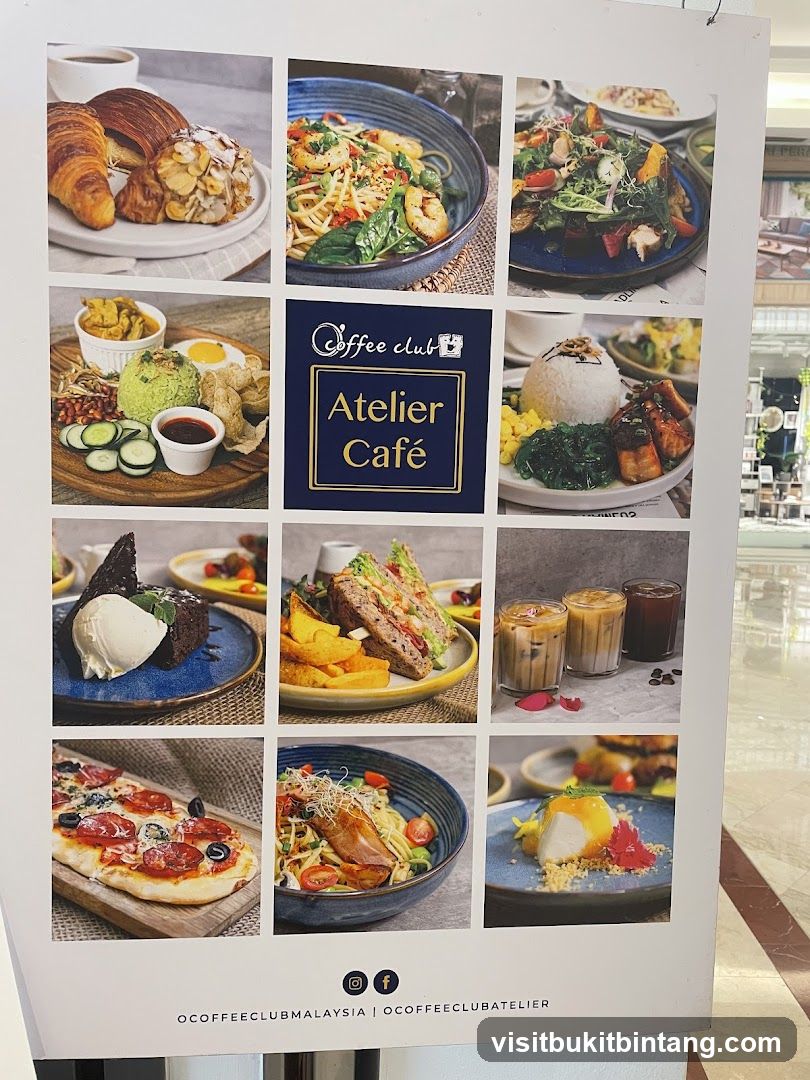 Coffee Club Atelier Cafe Menu