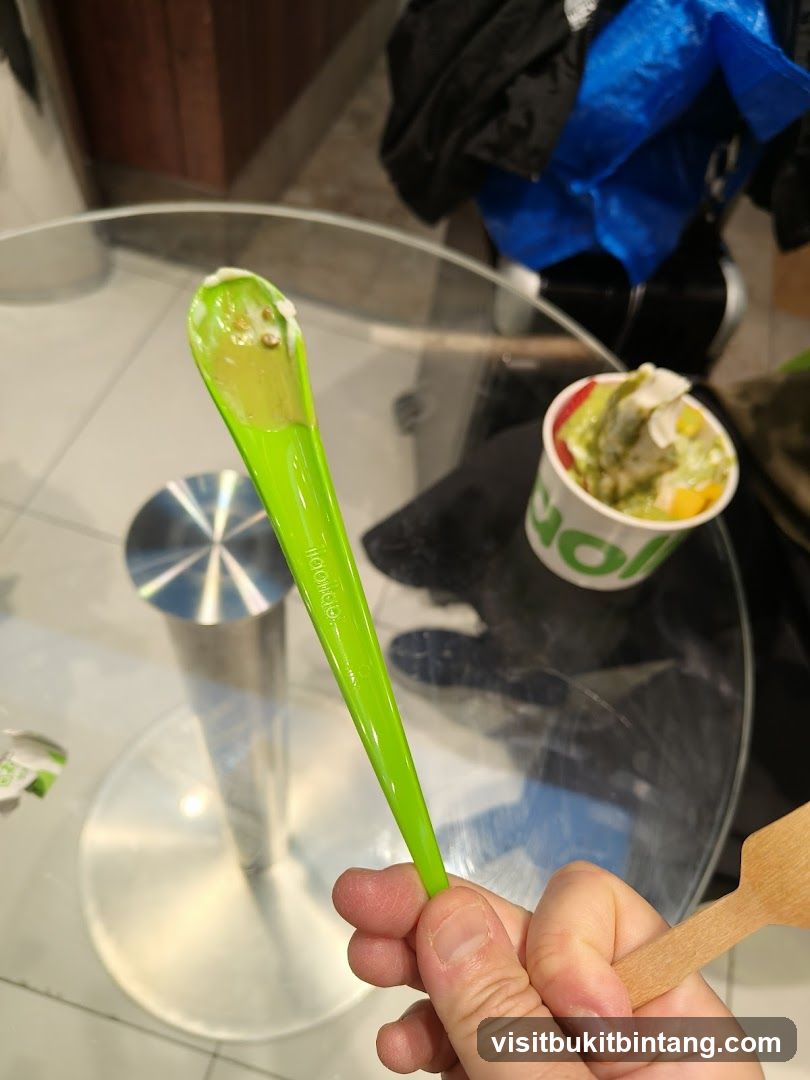 Frozen Yogurt with Toppings