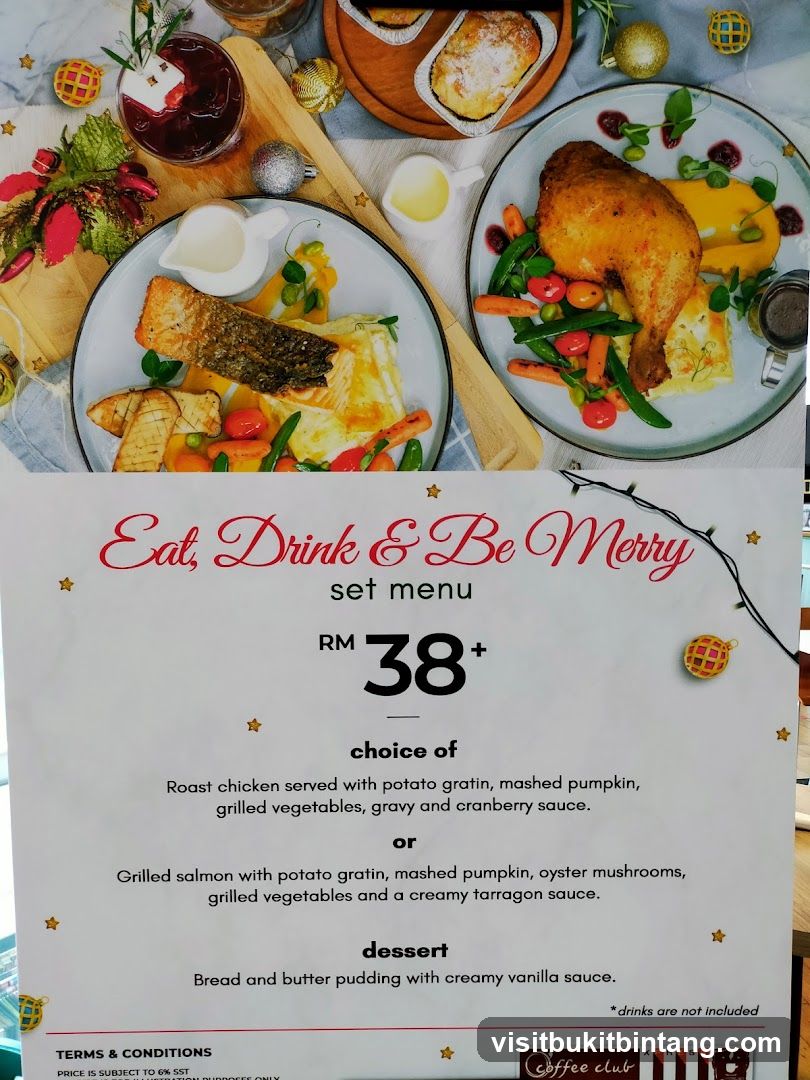 Eat, Drink & Be Merry Set Menu