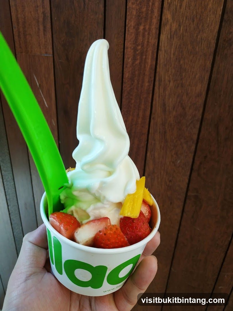 Frozen Yogurt with Fruit