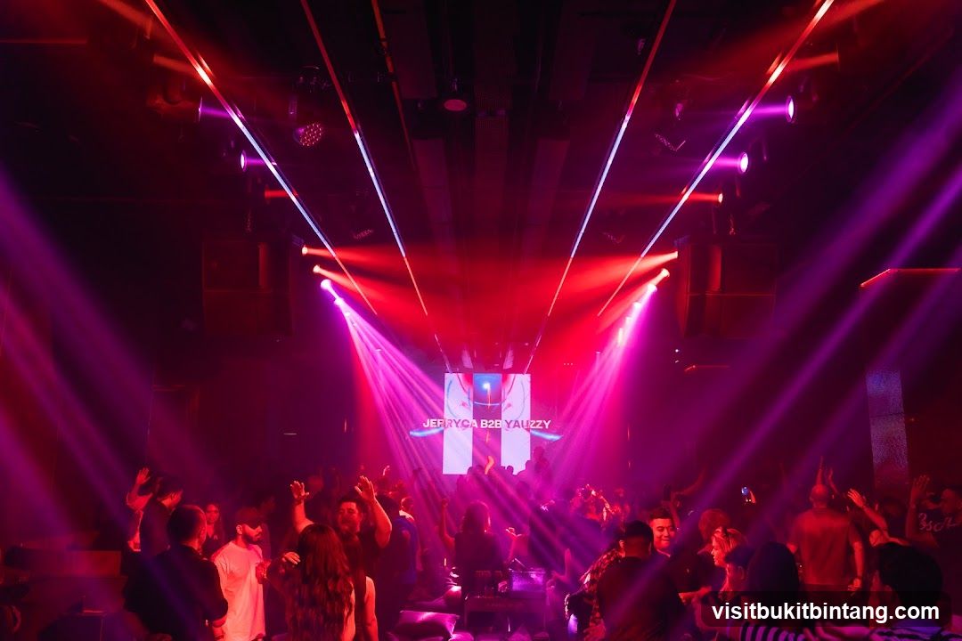 Nightclub with DJ and Crowd