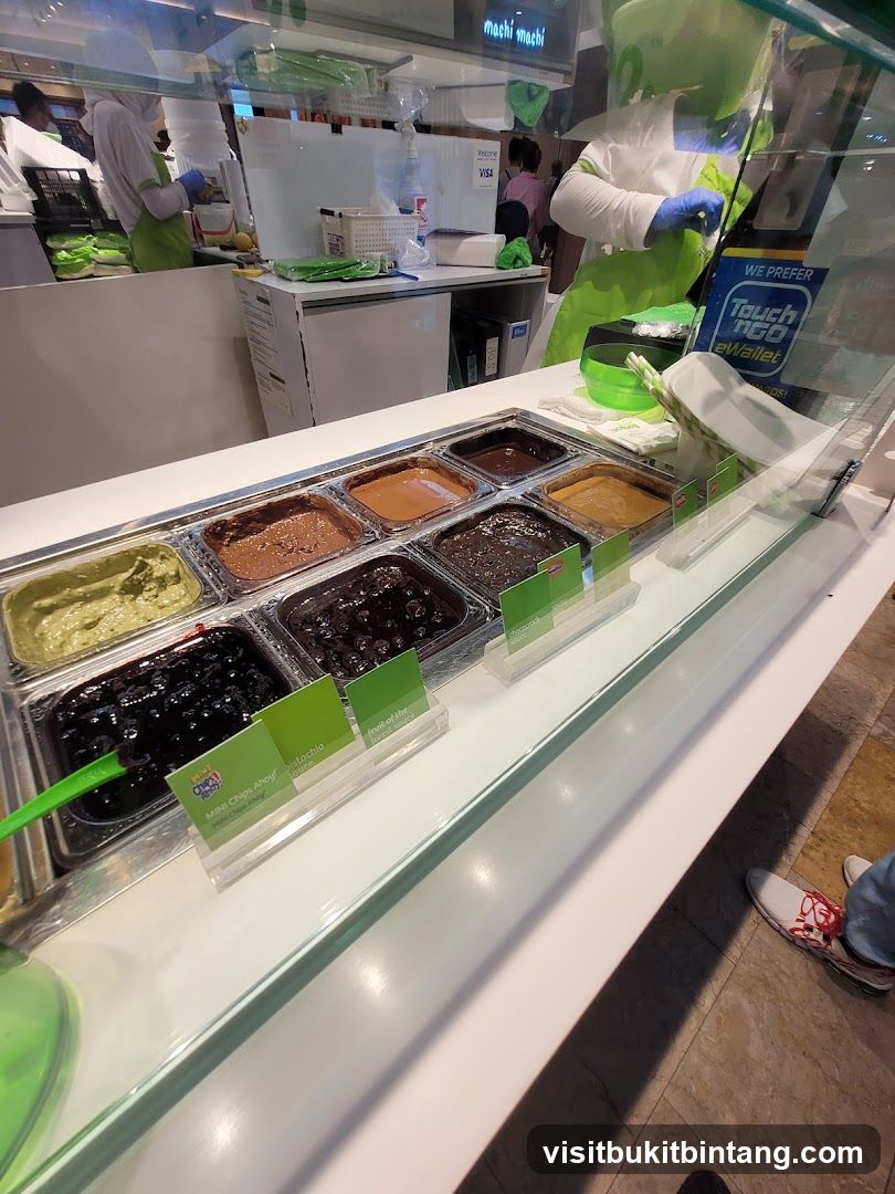Dessert Toppings Display