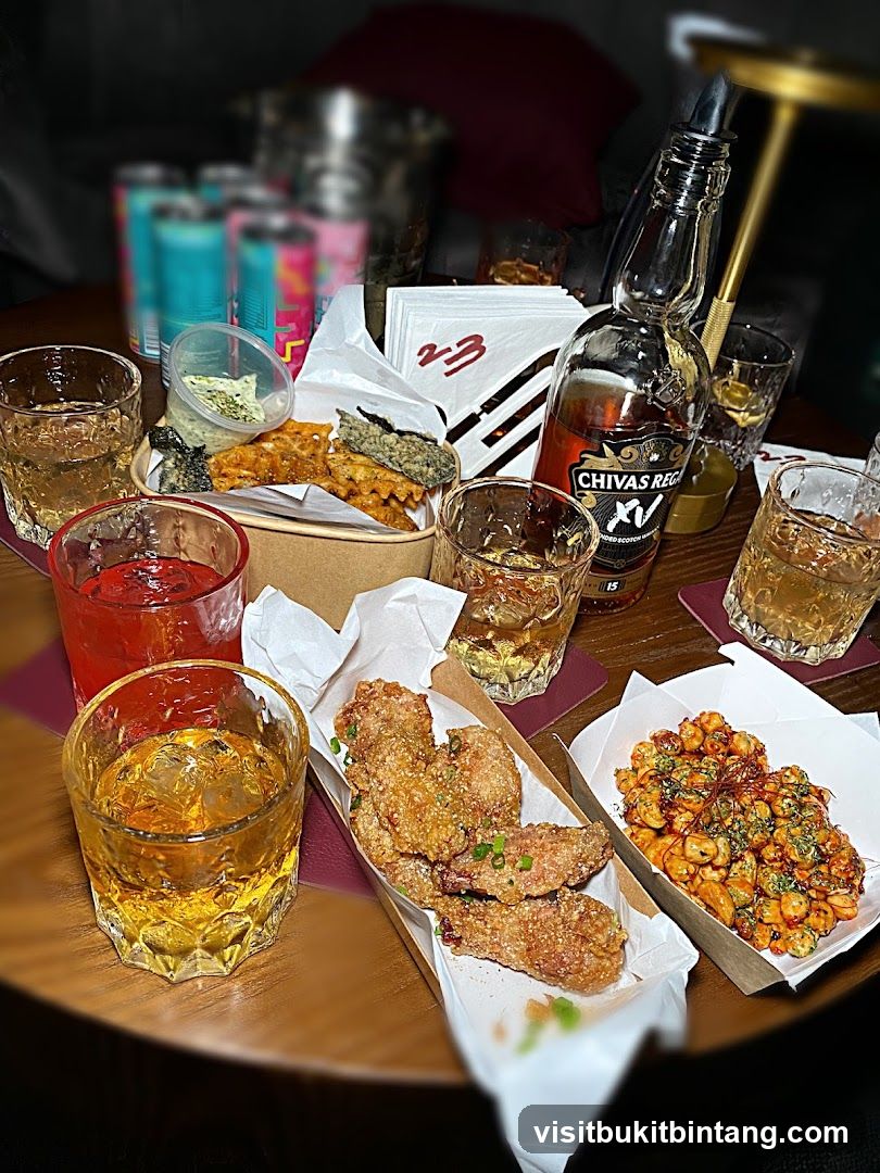 Bar Snacks and Drinks