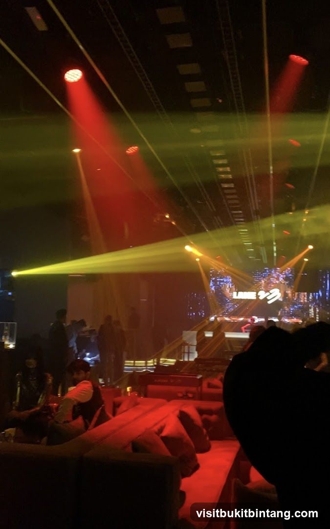 Nightclub with DJ and Lights