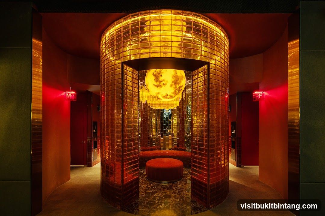 Luxurious Interior with Golden Accents
