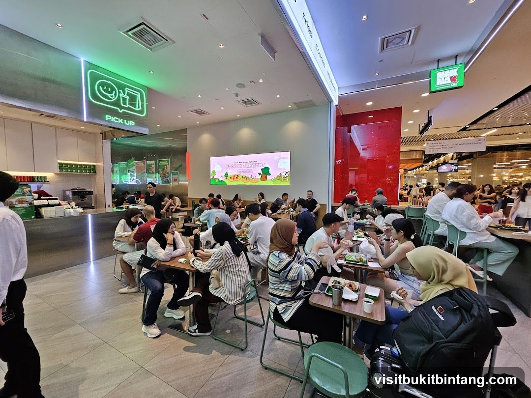 Busy Food Court