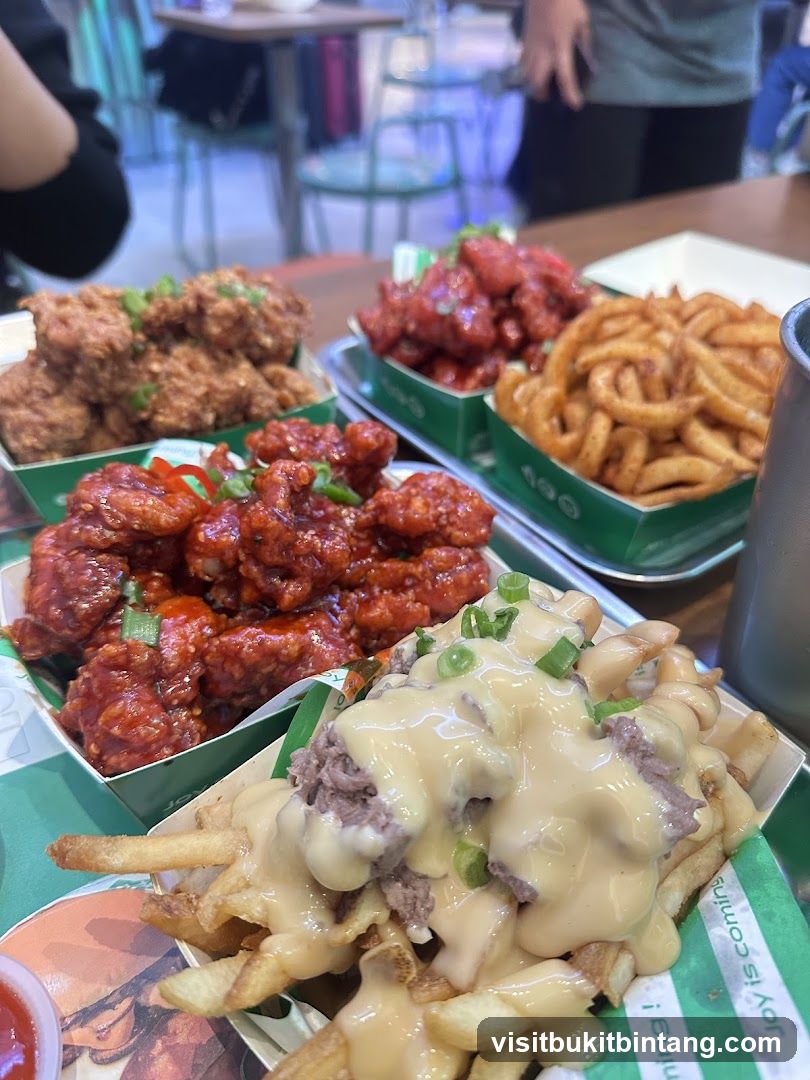 Fried Chicken and Fries