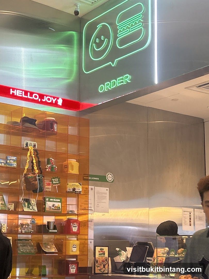 Order Station with Merchandise