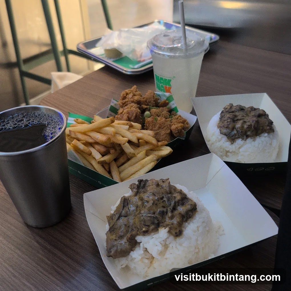 Fried Chicken and Rice Meal
