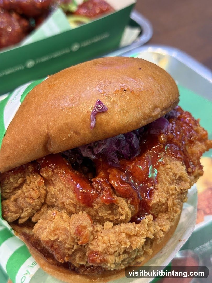 Crispy Fried Chicken Burger
