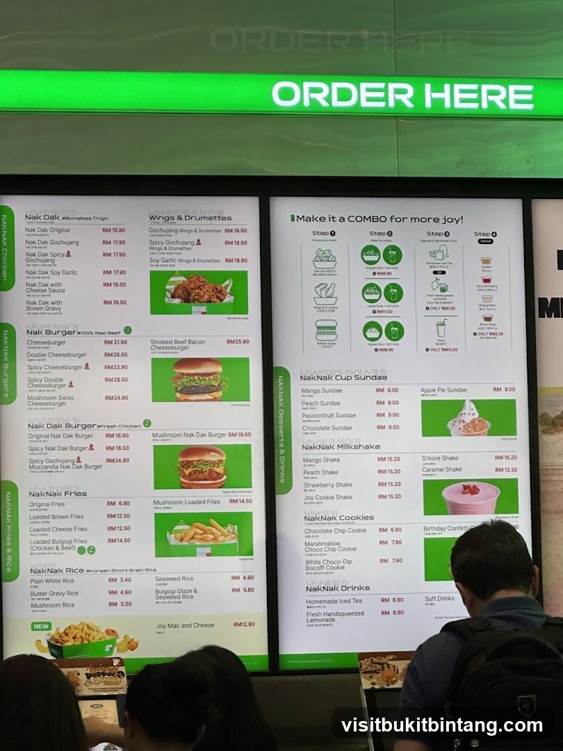 NakNak Chicken Menu