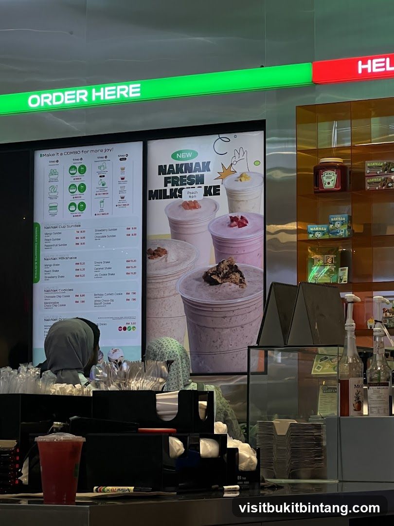 Order Counter with Menu