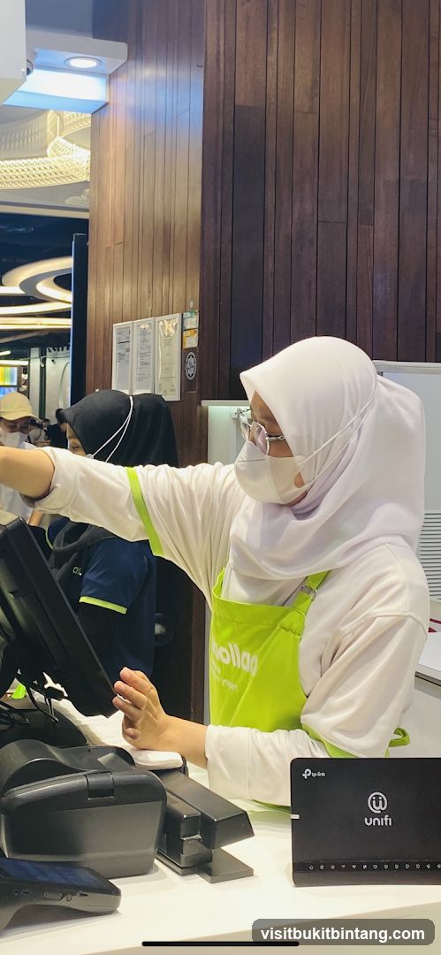Cashier at Work